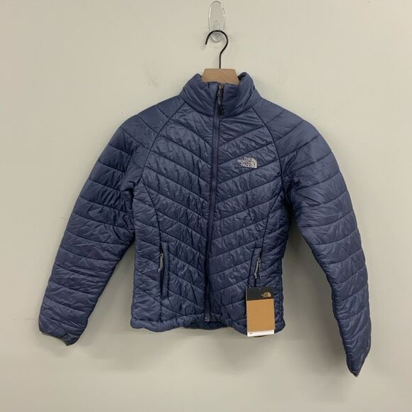 Women’s The North Face Minoqua Down Jacket Summit Navy Size Medium - Picture 1 of 3